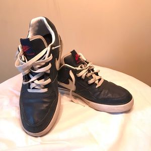 Blue NIKE delta force sneakers